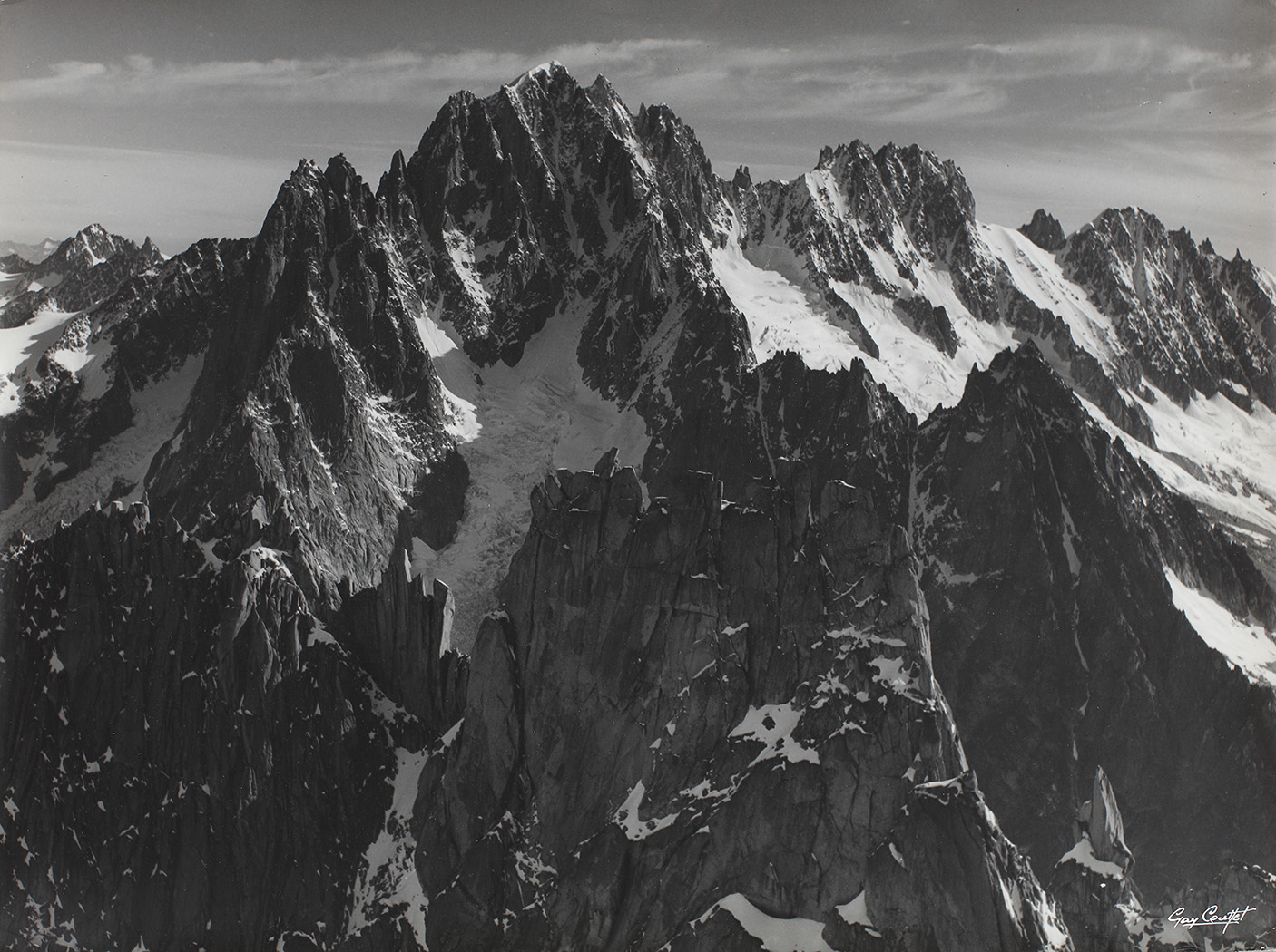 The Aiguille Verte, Chamonix